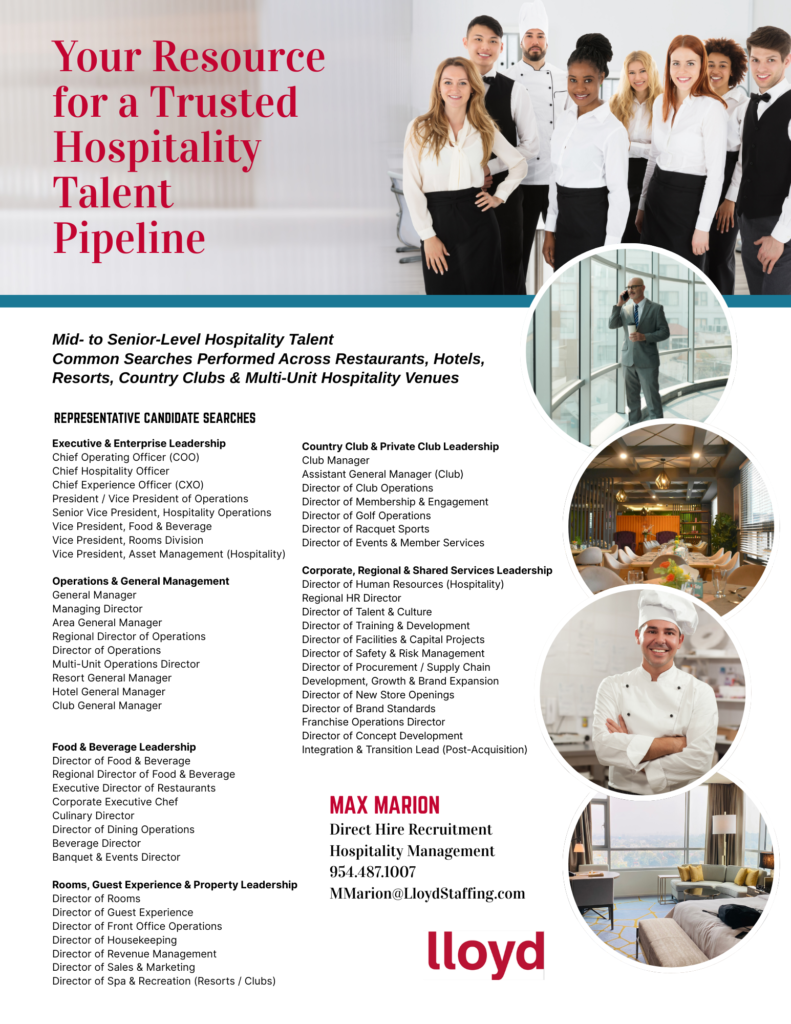 Hospitality Hiring